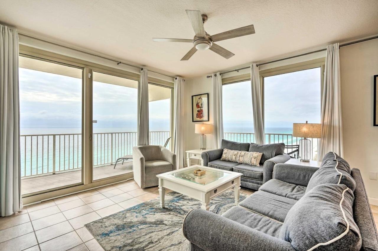 Beachfront Pcb Condo With Ocean View, Pool Access! Panama City Beach Dış mekan fotoğraf