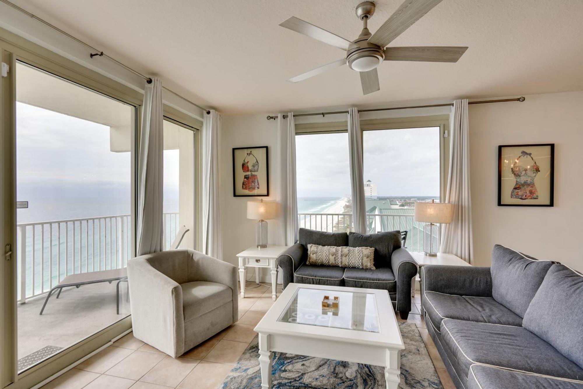 Beachfront Pcb Condo With Ocean View, Pool Access! Panama City Beach Dış mekan fotoğraf